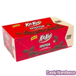 Kit Kat Minis King Size Packs: 12-Piece Box -Sweet Candy Shop kit kat minis king size packs 12 piece box candy warehouse 4