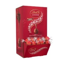 Lindt Chocolate Lindor Truffles - Milk Chocolate: 120-Piece Box -Sweet Candy Shop lindt chocolate lindor truffles milk chocolate 120 piece box candy warehouse 3