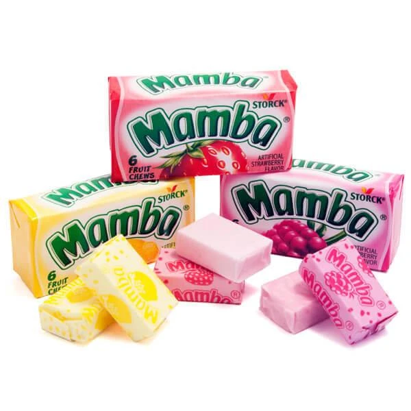Mamba Fruit Chews Candy 6-Packs - Original: 48-Piece Box 1 Mamba Fruit Chews Candy 6-Packs - Original: 48-Piece Box