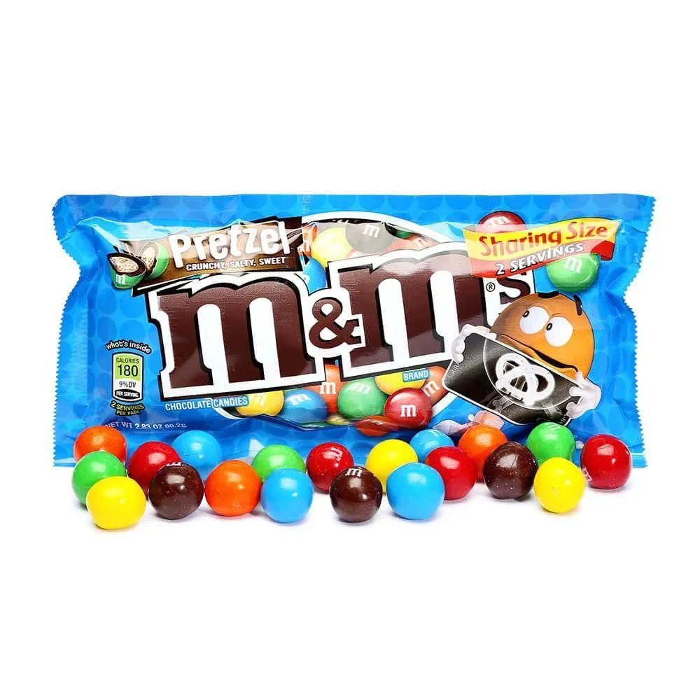 M&M's Candy King Size Packs - Pretzel: 24-Piece Box 1 M&M's Candy King Size Packs - Pretzel: 24-Piece Box