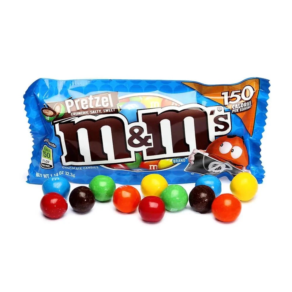 M&M's Candy Packs - Pretzel: 24-Piece Box 1 M&M's Candy Packs - Pretzel: 24-Piece Box