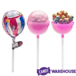Mega Lollipops Giant Suckers: 6-Piece Display -Sweet Candy Shop mega lollipops giant suckers 6 piece display candy warehouse 6