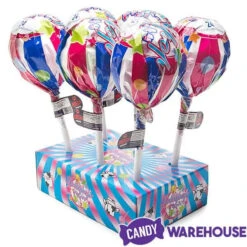 Mega Lollipops Giant Suckers: 6-Piece Display -Sweet Candy Shop mega lollipops giant suckers 6 piece display candy warehouse 7