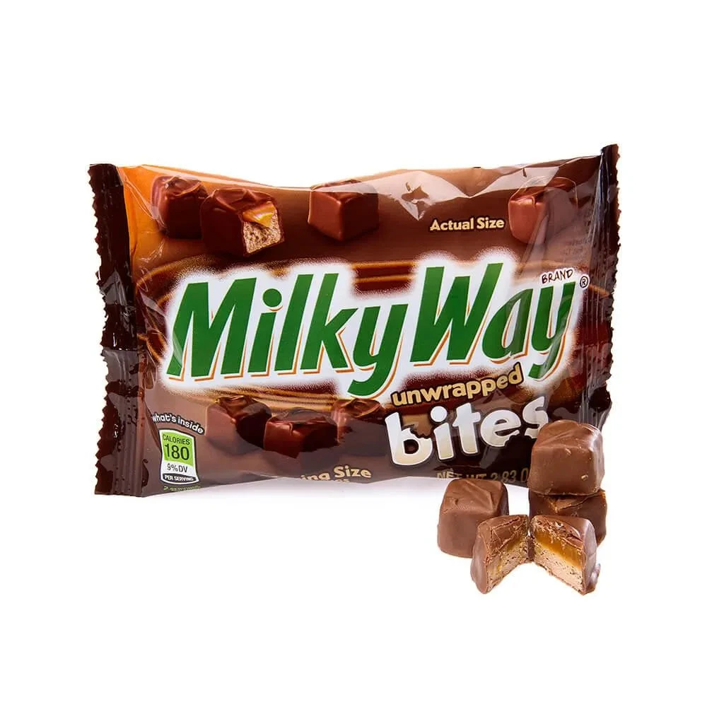 Milky Way Bites Candy Packs: 12-Piece Box 1 Milky Way Bites Candy Packs: 12-Piece Box