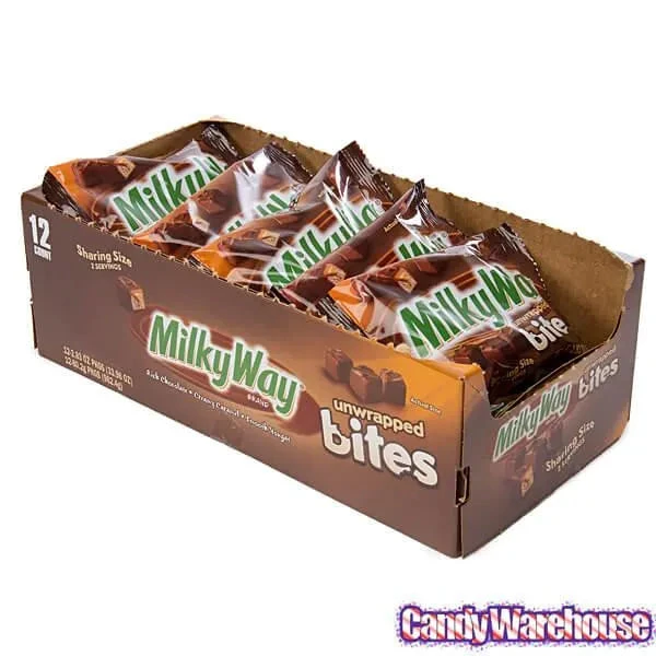 Milky Way Bites Candy Packs: 12-Piece Box 2 Milky Way Bites Candy Packs: 12-Piece Box - Image 2