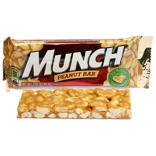 Munch Nut Candy Bars: 36-Piece Box 1 Munch Nut Candy Bars: 36-Piece Box