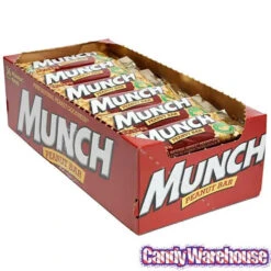 Munch Nut Candy Bars: 36-Piece Box 5 Munch Nut Candy Bars: 36-Piece Box -Sweet Candy Shop munch nut candy bars 36 piece box candy warehouse 3
