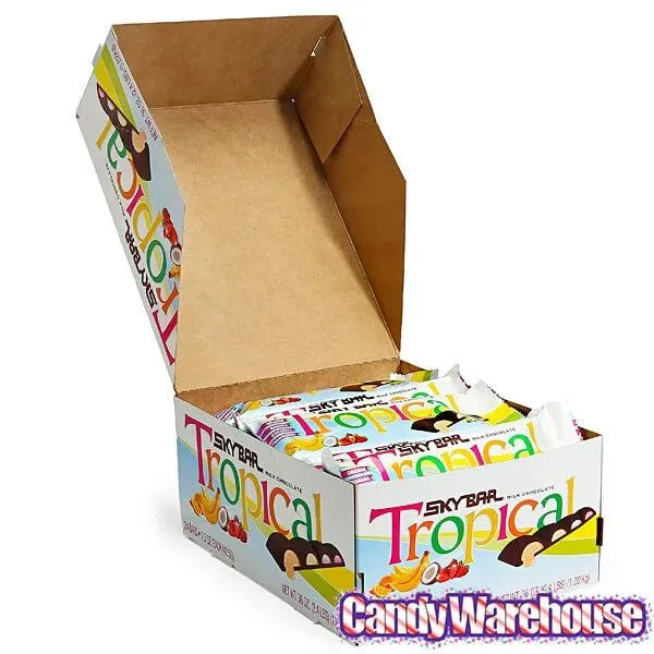 Necco Sky Bar Candy Bars - Tropical: 24-Piece Box 2 Necco Sky Bar Candy Bars - Tropical: 24-Piece Box - Image 2