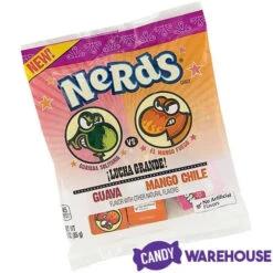 Nerds Lucha Grande Candy Snack Size Packs In 3-Ounce Bags - Guava And Mango Chile: 24-Piece Box -Sweet Candy Shop nerds lucha grande candy snack size packs in 3 ounce bags guava and mango chile 24 piece box candy warehouse 5
