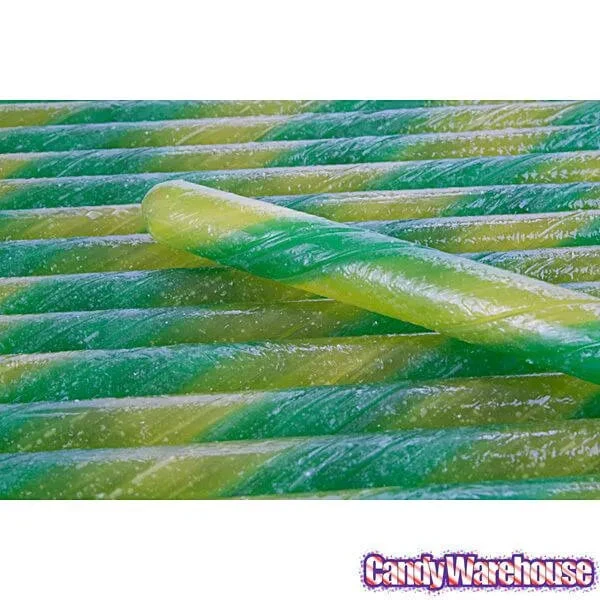Old Fashioned Hard Candy Sticks - Lemon Lime: 80-Piece Box 3 Old Fashioned Hard Candy Sticks - Lemon Lime: 80-Piece Box - Image 3