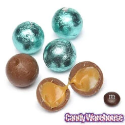 Palmer Foiled Caramel Filled Chocolate Candy Balls - Robin Egg Blue: 5LB Bag -Sweet Candy Shop palmer foiled caramel filled chocolate candy balls robin egg blue 5lb bag candy warehouse 3