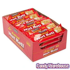 Pearson's Salted Nut Roll Candy Bars: 24-Piece Box -Sweet Candy Shop pearson s salted nut roll candy bars 24 piece box candy warehouse 6