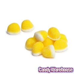 Petite Pufflettes Gummy Bites - Lemon: 16-Ounce Bag -Sweet Candy Shop petite pufflettes gummy bites lemon 16 ounce bag candy warehouse 5