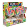 Rainbow Swirl 3.5-Ounce Square Lollipops: 12-Piece Display