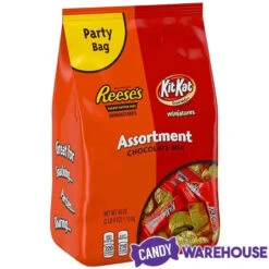 Reese's Peanut Butter Cups And Kit Kat Miniatures Bulk Candy: 2LB Bag 6 Reese's Peanut Butter Cups And Kit Kat Miniatures Bulk Candy: 2LB Bag -Sweet Candy Shop reese s peanut butter cups and kit kat miniatures bulk candy 2lb bag candy warehouse 3