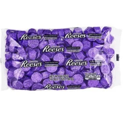 Reese's Peanut Butter Cups Miniatures - Purple: 200-Piece Bag -Sweet Candy Shop reese s peanut butter cups miniatures purple 200 piece bag candy warehouse 5