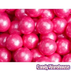 Shimmer Pearl Pink 1-Inch Gumballs: 2LB Bag -Sweet Candy Shop shimmer pearl pink 1 inch gumballs 2lb bag candy warehouse 3