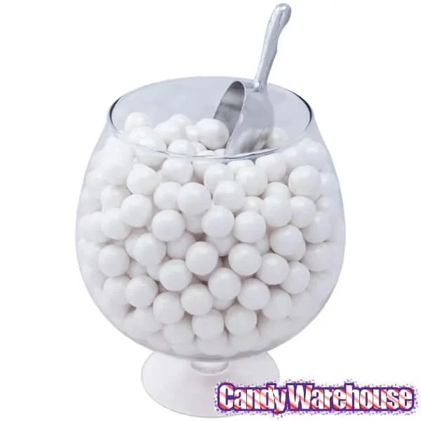 Shimmer Pearl White 1-Inch Gumballs: 2LB Bag 2 Shimmer Pearl White 1-Inch Gumballs: 2LB Bag - Image 2