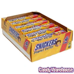 Snickers Peanut Butter Squared King Size Candy Bars: 18-Piece Box -Sweet Candy Shop snickers peanut butter squared king size candy bars 18 piece box candy warehouse 3