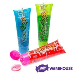 Sour Ooze Tube Liquid Candy Dispensers: 12-Piece Box -Sweet Candy Shop sour ooze tube liquid candy dispensers 12 piece box candy warehouse 3