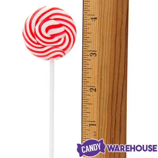 Squiggly Pops Petite Swirl Lollipops - Cherry: 24-Piece Jar 4 Squiggly Pops Petite Swirl Lollipops - Cherry: 24-Piece Jar - Image 4