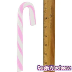 Strawberry Giant Candy Canes: 12-Piece Box -Sweet Candy Shop strawberry giant candy canes 12 piece box candy warehouse 3
