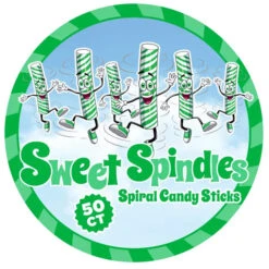 Sweet Spindles Mini Hard Candy Sticks - Lime: 50-Piece Jar 7 Sweet Spindles Mini Hard Candy Sticks - Lime: 50-Piece Jar -Sweet Candy Shop sweet spindles mini hard candy sticks lime 50 piece jar candy warehouse 4
