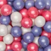 SweetWorks Unicorn Gumballs Color Combo - Lavender, Pink, And White: 6LB Box