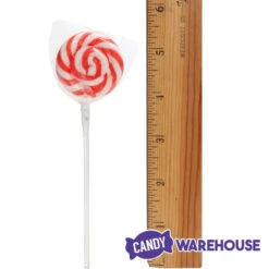Swipple Pops Petite Swirl Ripple Lollipops - Red Cherry: 60-Piece Tub -Sweet Candy Shop swipple pops petite swirl ripple lollipops red cherry 60 piece tub candy warehouse 5