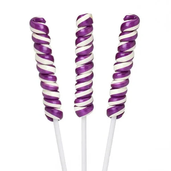 Tesla's Tiny Twist Pops - Grape: 48-Piece Jar 1 Tesla's Tiny Twist Pops - Grape: 48-Piece Jar