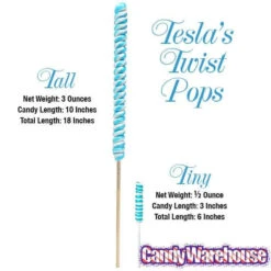 Tesla's Tiny Twist Pops - Grape: 48-Piece Jar 9 Tesla's Tiny Twist Pops - Grape: 48-Piece Jar -Sweet Candy Shop tesla s tiny twist pops grape 48 piece jar candy warehouse 3