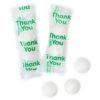 Thank You Chocolate Mints Packets - White: 1000-Piece Case
