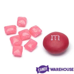 Tiny Chicle Squares Chewing Gum - Pink: 1.5LB Jar -Sweet Candy Shop tiny chicle squares chewing gum pink 1 5lb jar candy warehouse 4