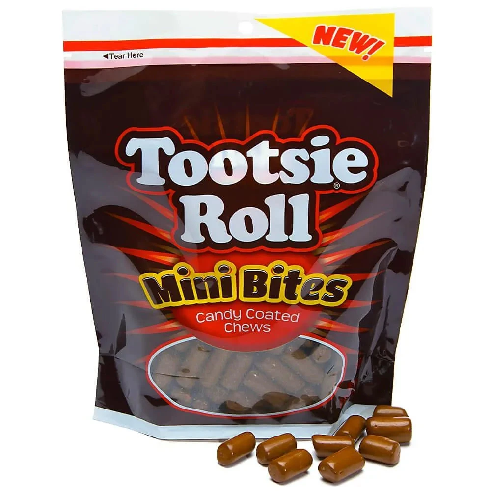 Tootsie Roll Mini Bites Candy Coated Chews: 9-Ounce Bag 1 Tootsie Roll Mini Bites Candy Coated Chews: 9-Ounce Bag