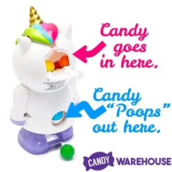 Treat Street Wind-up Unicorn Candy Poopers: 8-Piece Set -Sweet Candy Shop treat street wind up unicorn candy poopers 8 piece set candy warehouse 4