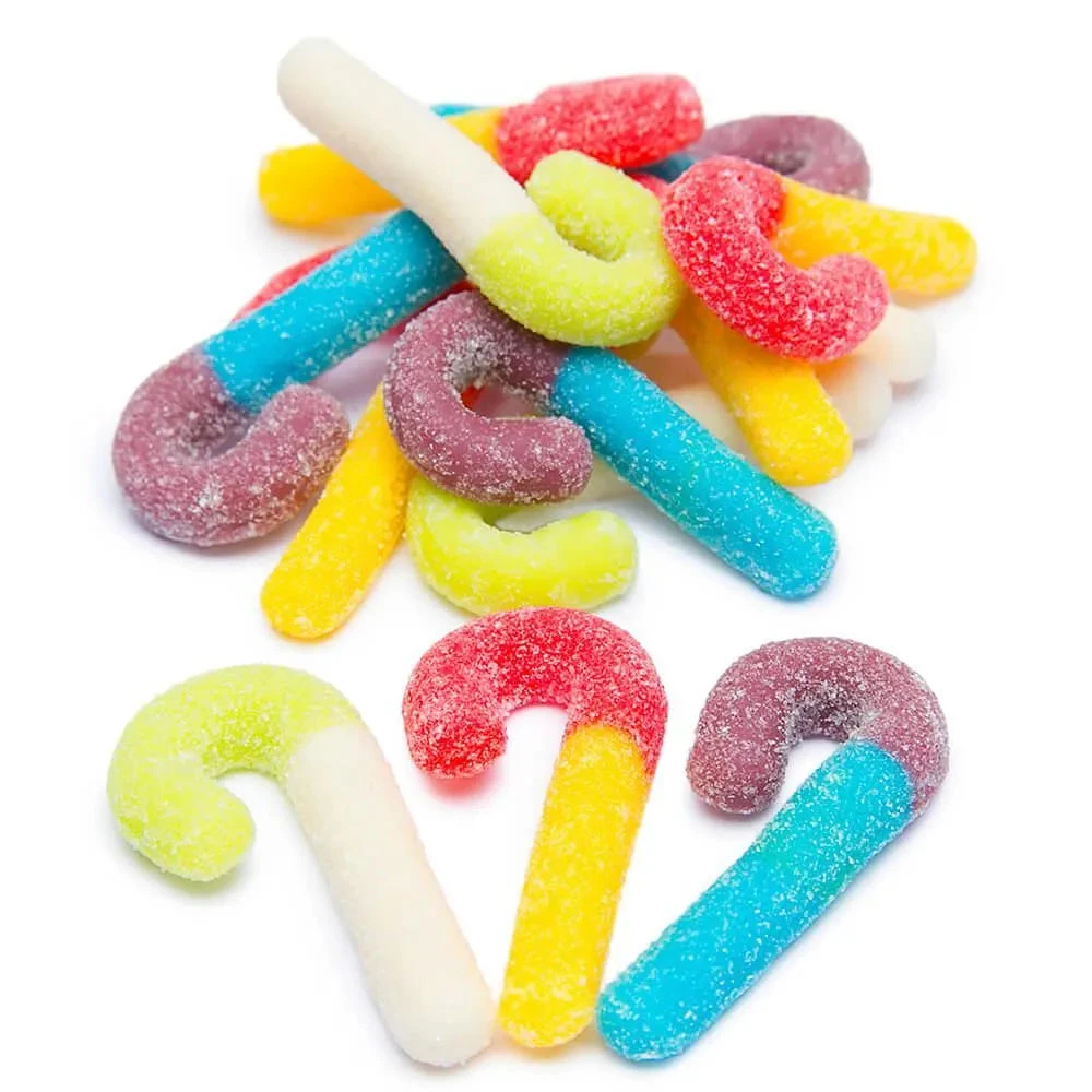 Trolli Sour Brite Mini Canes Jelly Candy Canes: 9-Ounce Bag 1 Trolli Sour Brite Mini Canes Jelly Candy Canes: 9-Ounce Bag