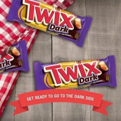 Twix Dark Chocolate Candy Bars: 36-Piece Box 9 Twix Dark Chocolate Candy Bars: 36-Piece Box -Sweet Candy Shop twix dark chocolate candy bars 36 piece box candy warehouse 4