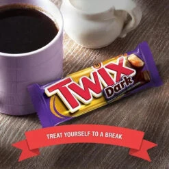 Twix Dark Chocolate Candy Bars: 36-Piece Box 10 Twix Dark Chocolate Candy Bars: 36-Piece Box -Sweet Candy Shop twix dark chocolate candy bars 36 piece box candy warehouse 5