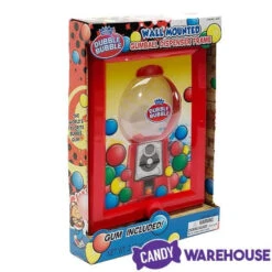 Wall Mounted Gumball Machine Dispenser Frame With Gumballs -Sweet Candy Shop wall mounted gumball machine dispenser frame with gumballs candy warehouse 5