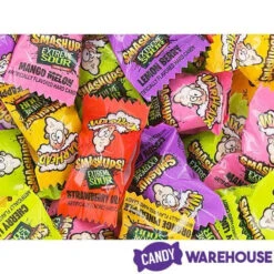 WarHeads Smashups Extreme Sour Hard Candy 3.25-Ounce Packs: 12-Piece Box -Sweet Candy Shop warheads smashups extreme sour hard candy 3 25 ounce packs 12 piece box candy warehouse 3