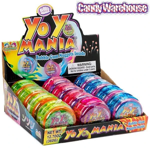 Yo-Yo Mania Bubble Gum Dispensers: 12-Piece Box 2 Yo-Yo Mania Bubble Gum Dispensers: 12-Piece Box - Image 2