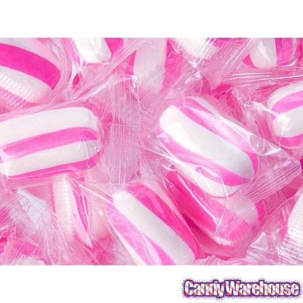 YumJunkie Sassy Cylinders Strawberry Pink Striped Hard Candy: 5LB Bag 4 YumJunkie Sassy Cylinders Strawberry Pink Striped Hard Candy: 5LB Bag - Image 4